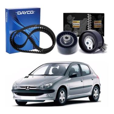 Imagem de Kit Correia Dentada Tensor 206 Hatch 1.6 16v 2001 A 2011 - Dayco