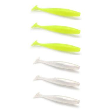 Imagem de Kit 6 Iscas Artificiais Para Pesca Monster 3X Slow Shad 9cm, Kit 2