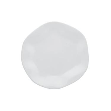 Imagem de Kit Jogo 12 Pratos Sobremesa Brancos Oxford Ryo White Porcelana 21,5 c