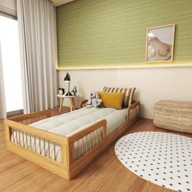 Imagem de Cama Infantil Montessoriana Solteiro Duna Zoe - Bramov Móveis