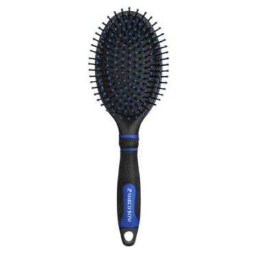 Imagem de Escova De Cabelo Natasha Soft Oval Almofadada Marco Boni, Azul