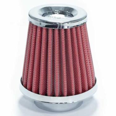 Imagem de Filtro ar pequeno alto monofluxo base rígida 62mm vermelho (rc027vm) r