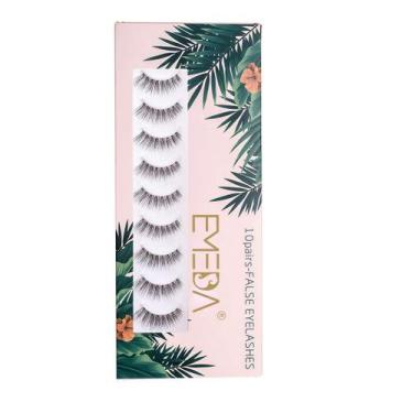 Imagem de Cílios Postiços EMEDA 3D Wispy com Fio Ultra Fino, 10 Pares