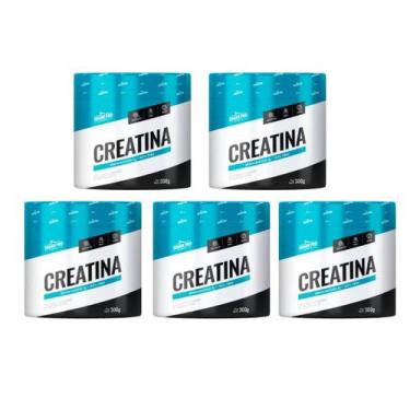 Imagem de Kit 5x creatina monohidratada pura 300g shark pro atacado