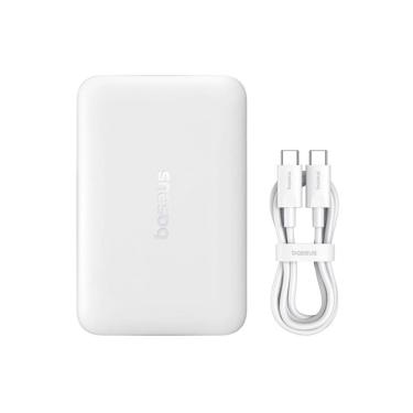 Imagem de Cargador Portatil PowerBank Baseus Enerfill FM11 22.5W 10.000MAH Magsafe Magnético Branco