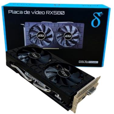 Imagem de Placa de Vídeo AMD RX 580 8GB GDDR5 FHD/QHD 256-bit GPU 1286 MHz HDMI DisplayPort DVI,...