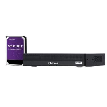 Imagem de Gravador digital dvr mhdx 1104-c com hd 1tb 1080p intelbras