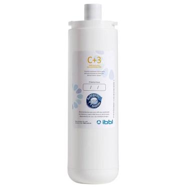 Imagem de Refil de Purificador de Água IBBL C+3 24010002 para Filtro com Tripla Filtragem e Carvão Ativado