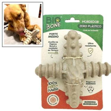 Imagem de Brinquedo Mordedor Cachorro 100% Natural Pet Biobone Tam. M Sabor:Lara