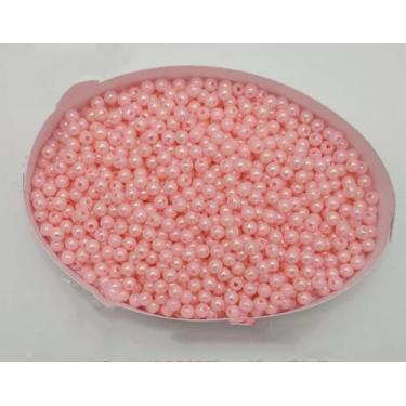 Imagem de Pacote com 50 gramas miçangão rosa leitoso - CASA FÉ
