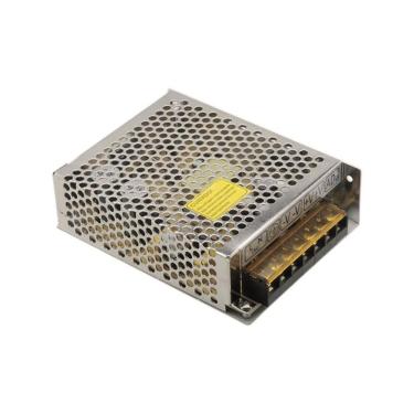 Imagem de Fonte Chaveada para Cftv 12V 5A Bivolt Compacta Preto Grupo MXT para Câmeras de Segurança