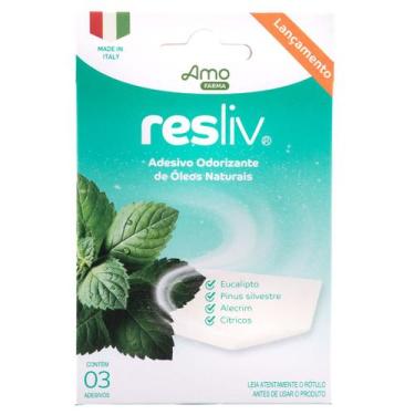 Imagem de Adesivo Odorizante para a Respiração Resliv 3 unidades