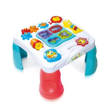 Imagem de Mesa Criativa Maral Didática Sensorial Branca com Som