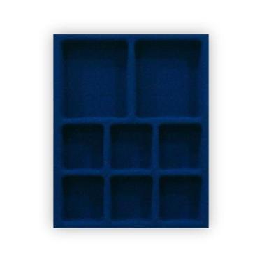 Imagem de Porta Joias Aveludado PJ-03 Moldplast, Azul, 290 mm