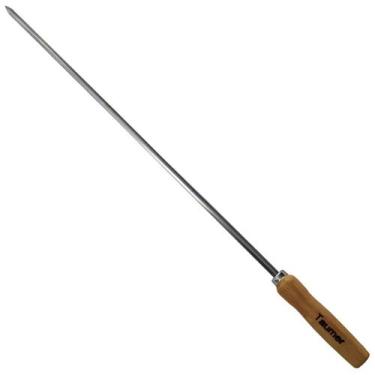 Imagem de Espeto De Inox Para Coração 85cm Carne Churrasqueira - Taumer