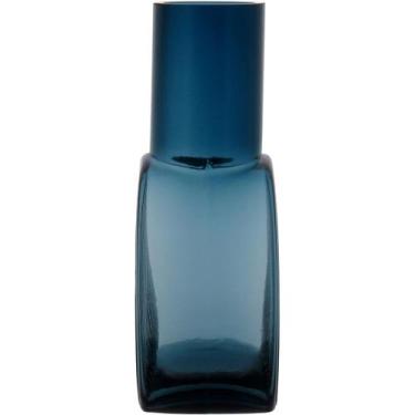Imagem de Garrafa Sanvictor Home&Co 23x16x8cm Vidro Azul Enfeite Decoração para 
