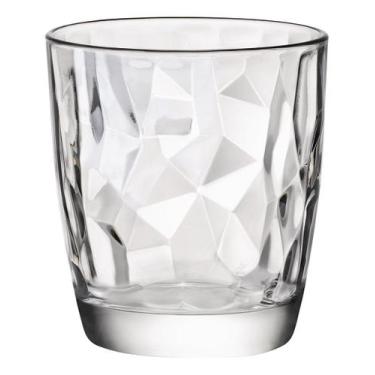 Imagem de Copo Diamond Bormioli Rocco 10x9x9cm Vidro Transparente 390ml 6pçs par