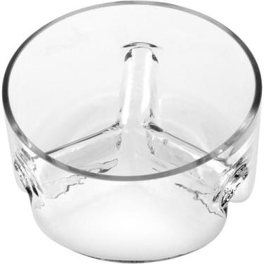 Imagem de Petisqueira Home&Co 8x16x16cm Vidro Transparente para Mesa Posta Janta