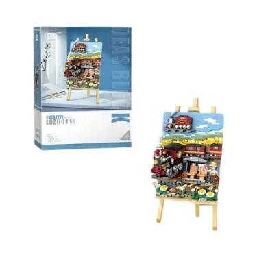 Imagem de Quebra-Cabeça De Trem De Natal Para Crianças, Modelo De Montagem, Bloc
