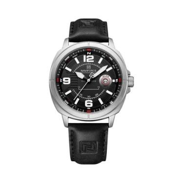 Imagem de Relógio De Quartzo Masculino À Prova D'água NAVIFORCE, Pulseira De PU 
