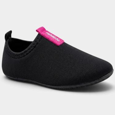 Imagem de Tênis Infantil Molekinha Lycra Viena Menina - Preto - 23, 23