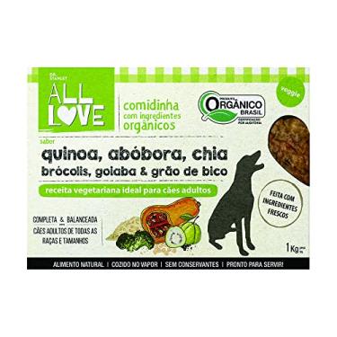 Imagem de Comidinha Orgânica All Love Para Cães Veggie - Quinoa, Abóbora, Chia, Brócolis, Goiaba e Grão de Bico 1kg