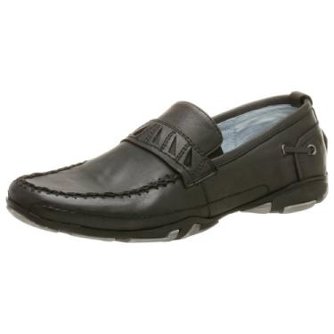Imagem de STEVEN by Steve Madden Sapato masculino Corrsica sem cadarço, Preto, 11 M
