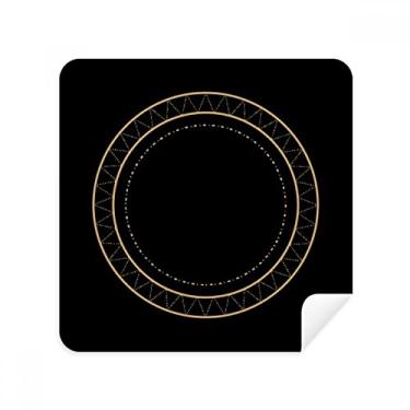 Imagem de Shape Circle Symbol Totem Pattern Glasses Cloth Screen Cleaner Suede Fabric 2 Pack