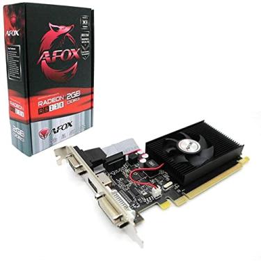 Imagem de Placa de Vídeo AMD Afox Radeon R5 230 2GB DDR3 64 Bits Low Profile (Com kit, VGA, DVI, HDMI)