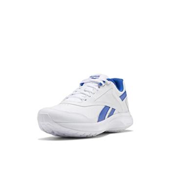 Imagem de Reebok Tênis masculino Walk Ultra 7 DMX Max, branco/azul humilde, real universitário, 9.5