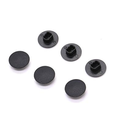 Imagem de Pomeat 6 Pack Black Analog Joystick Stick Cap Cover Button for Sony PSP 1000