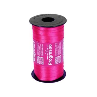 Imagem de Fita De Cetim Progresso 7Mm Com 100 Metros Pink