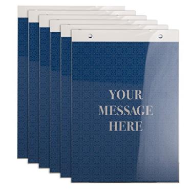 Imagem de Officemate Suporte vertical para placa de montagem na parede, 21 x 28 cm, transparente, vem em pacote com 6 (23060)