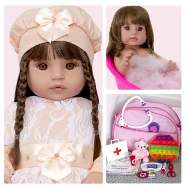 Boneca Adora Reborn Baby Morena Magazine Luiza - Cegonha Reborn