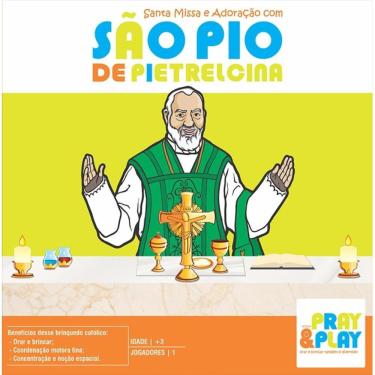 Imagem de Santa missa e adoração com São Pio de Pietrelcina
