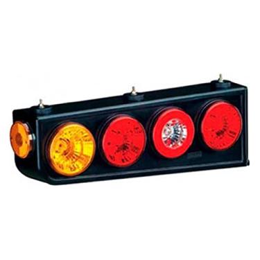 Imagem de Lanterna Le compativel ran don 2000 Até 2009 Sem Aba Conexao 6 Vias Faston Fixaçao Superior Lente Em Acrílico