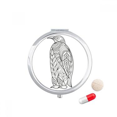 Imagem de Biggest Bird Paint Cold Pill Case Pocket Medicine Storage Box Recipiente Dispenser