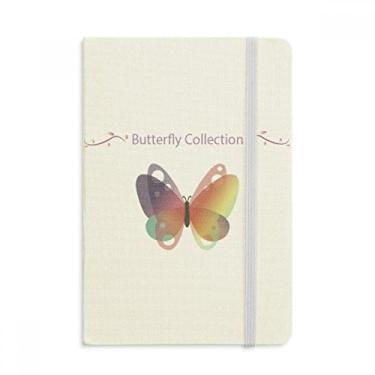 Imagem de Caderno da coleção Purple Butterfly com capa dura em tecido oficial