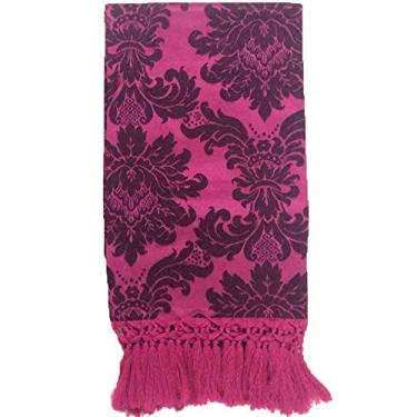 Imagem de Manta de Sofá Jacquard Pink com Preto 190x140