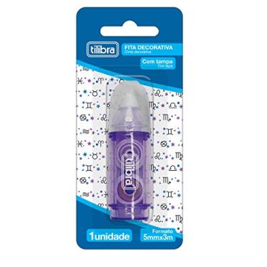 Imagem de Fita Decorativa ACB 5mmx3m Estampa, Tilibra, Cores Sortidas