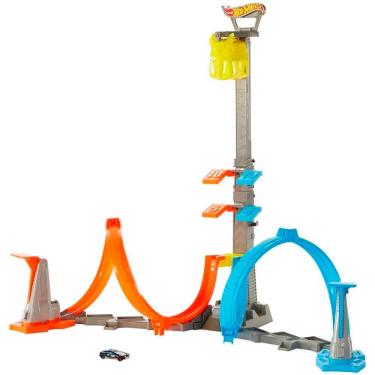 Imagem de Carrinho Hot Wheels Action Pista Desafio da Altura GRW39 - Mattel