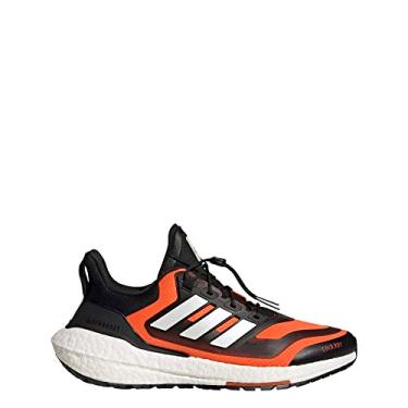 Imagem de adidas Ultraboost 22 Cool.rdy T nis de corrida masculino, Laranja impacto/branco nuvem/azul (Pulse Blue), 7