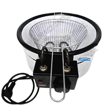 Imagem de Fritadeira Industrial Elétrica Tacho 5L Esmaltado 127V Loja Nacional