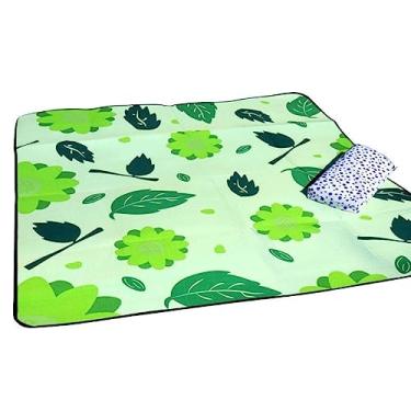 Imagem de Cobertores de piquenique duráveis ​​à prova d'água para ambientes externos familiares, tapete de praia dobrável à prova de areia para crianças, parque infantil, acampamento, caminhadas, grama, viagem