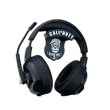 Imagem de Suporte De Parede Headset call of duty Com Fita Dupla Face (Suporte De Parede Headset call of duty Com Fita Dupla Face black ops preto)