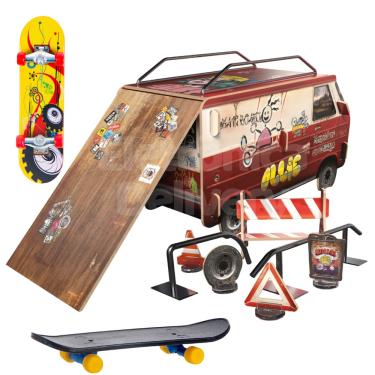 2 Unid Skate De Dedo Brinquedo Infantil Radical Kit Festa FingerBord