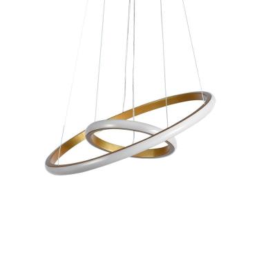 Imagem de Lustre Pendente Taschibra Montreal 25W Led Bivolt Ouro Fosco