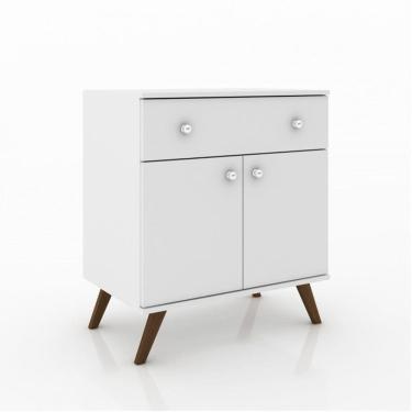 Imagem de Aparador Retrô RT 3021 com 1 Gaveta 2 Portas - Movelbento