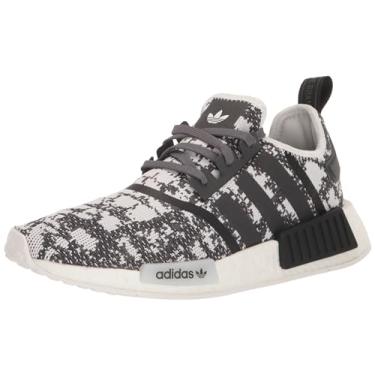 Imagem de adidas Originals Tênis feminino NMD_R1, Cinza/Branco/Carbono, 7.5