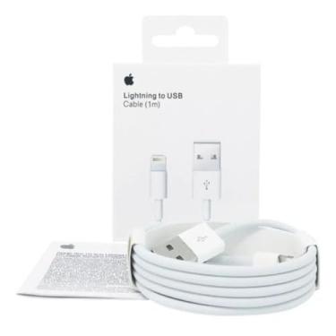 Imagem de Kit 2 Cabos Compativel com iPhone Lightning Usb Original 1m C/Nota